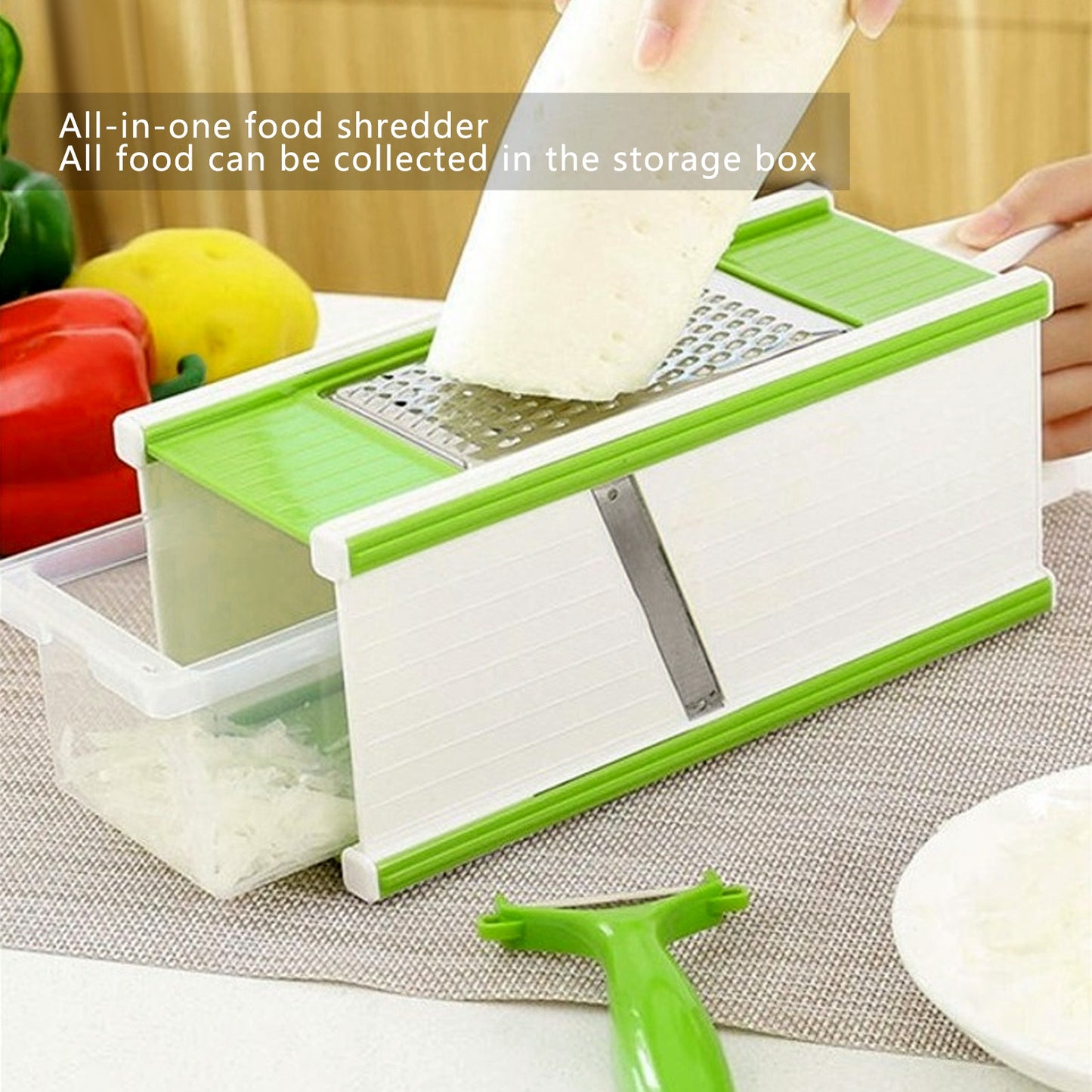 5 in 1 Stainless Steel Vegetable Grater